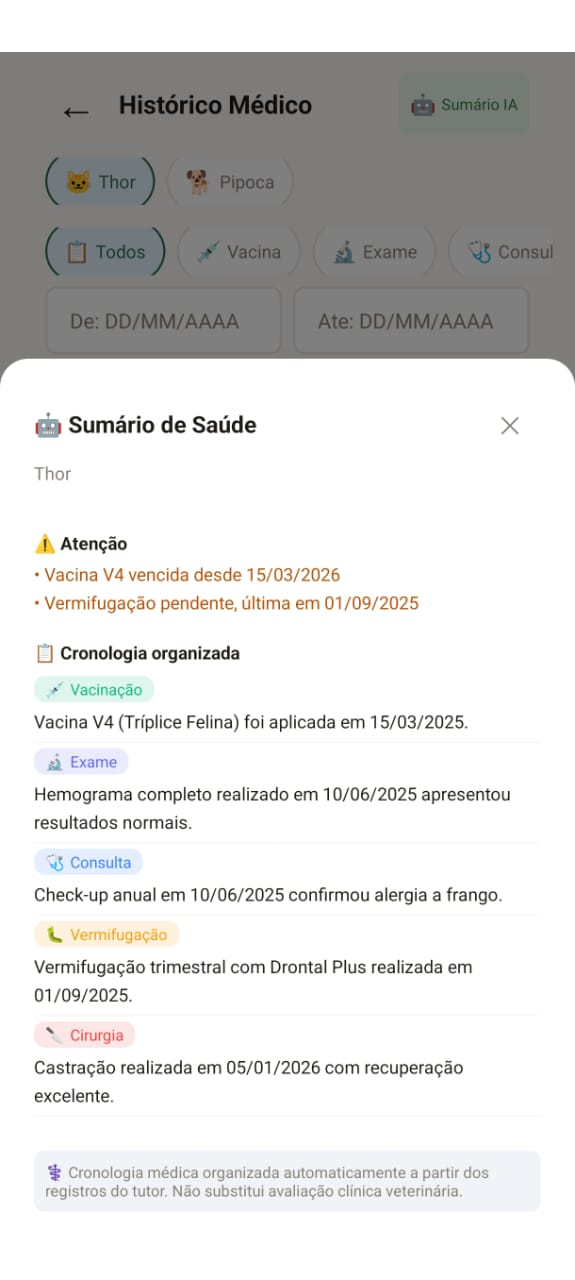 Tela do app Ampatas — compartilhamento seguro